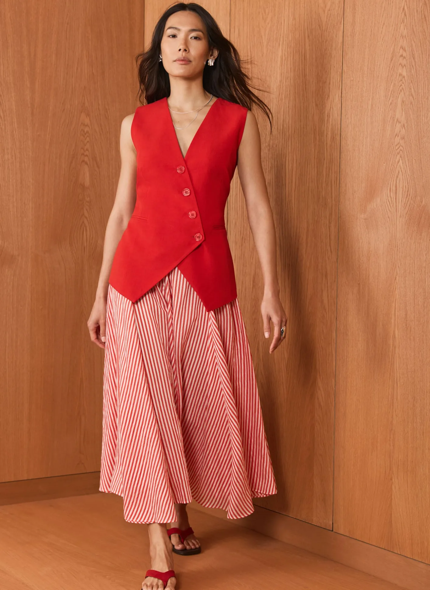 Hot Stripe Maxi Skirt Maxi Skirts|Skirts