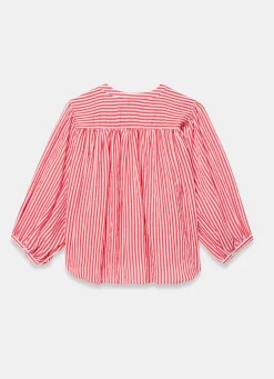 Discount Striped Batwing Blouse Shirts & Blouses