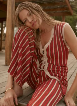New Striped Knit Top All Tops|Tops