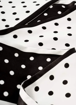 Outlet Sia Polka Dot Print Skinny Scarf Scarves