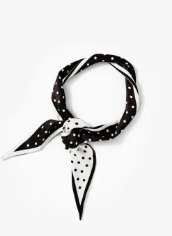 Outlet Sia Polka Dot Print Skinny Scarf Scarves