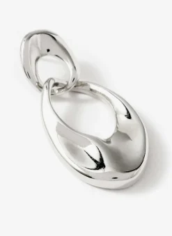 Tone Hoop Link Earrings Jewellery|Jewelry