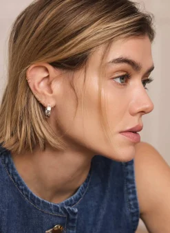 Hot Tone Textured Hoops Jewellery|Jewelry