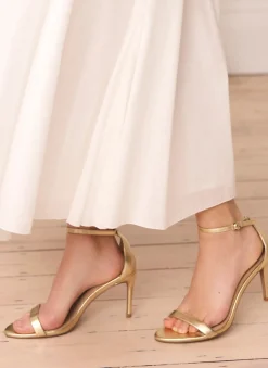 Outlet Skye Leather Strappy High Heels Heels|Heels