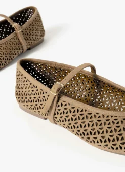 Online Tabi Suede Ballet Flats Flat Shoes