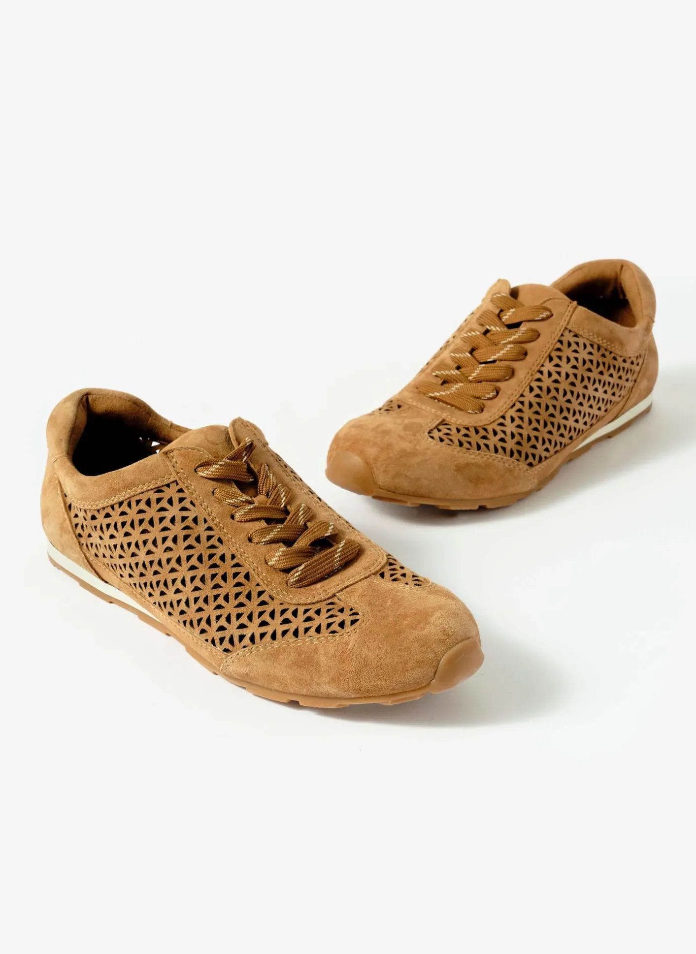 Best Talia Suede Cut Detail Trainers Sneakers