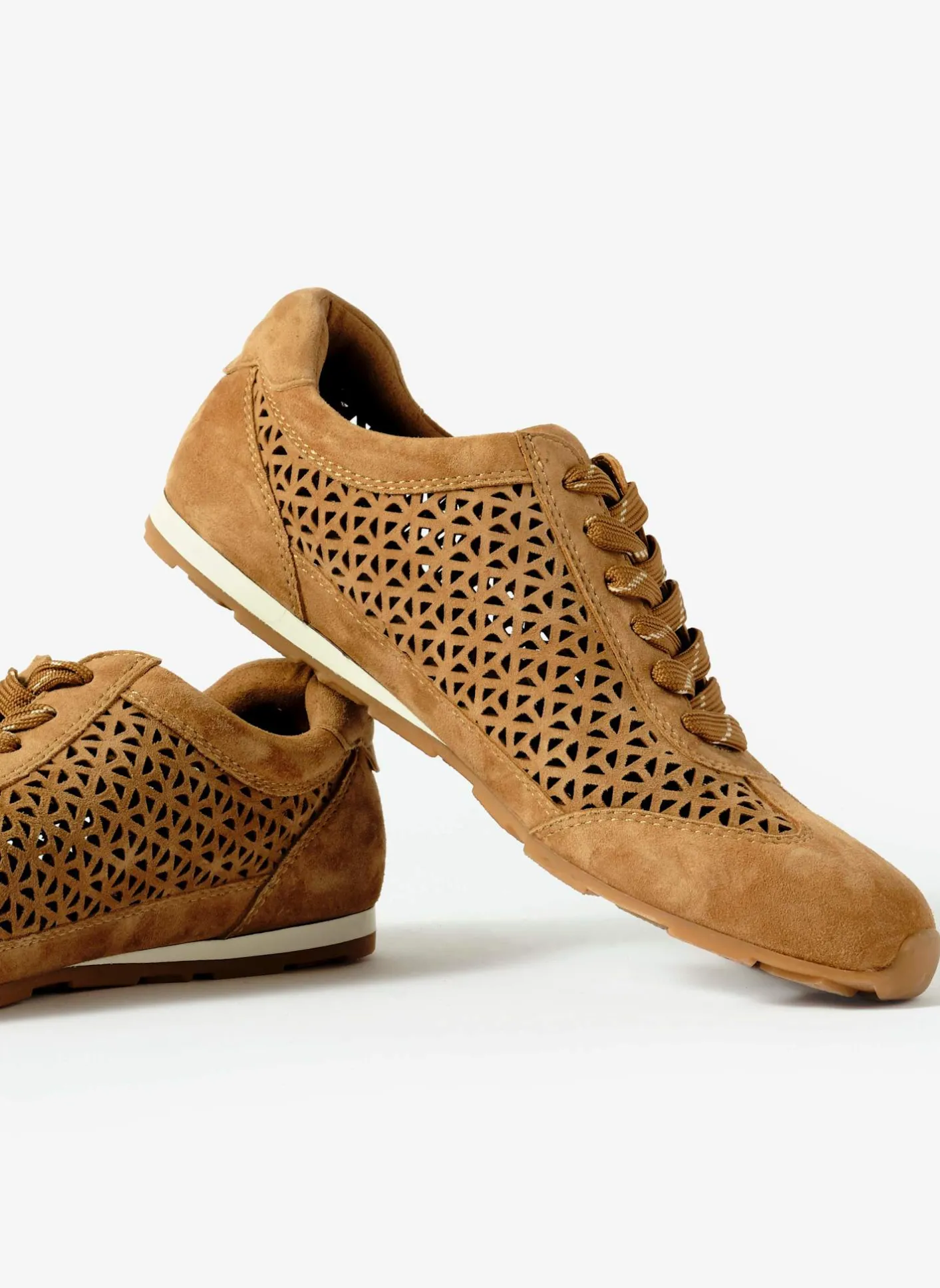 Best Talia Suede Cut Detail Trainers Sneakers