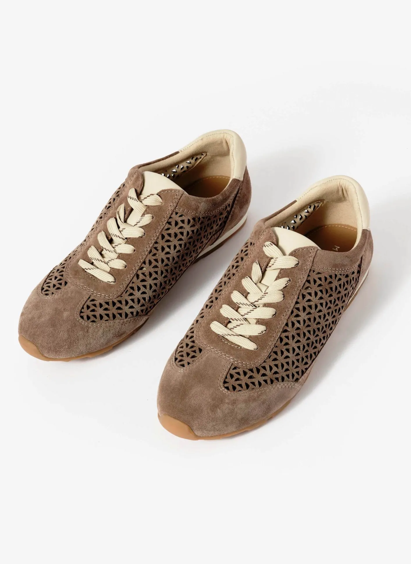 Sale Talia Suede Cut Detail Trainers Sneakers