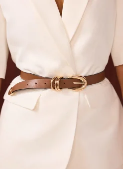 New Leather Buckle Belt Belts