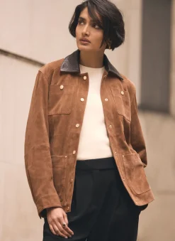 Outlet Suede Barn Jacket Jackets|Leather & Suede Jackets