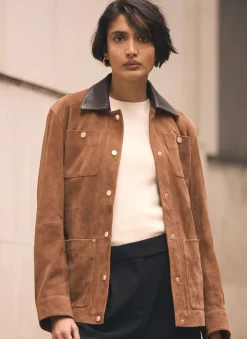 Outlet Suede Barn Jacket Jackets|Leather & Suede Jackets