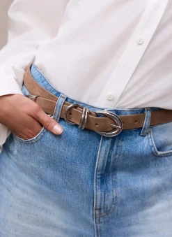 New Suede Slim Belt Belts