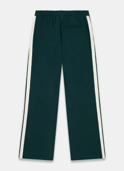 Discount Teal Side Stripe Wide Trousers Wide Leg Trousers|Trousers