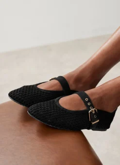 Discount Trixie Mesh Ballet Flat Pumps Flat Shoes