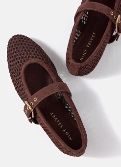 Outlet Trixie Mesh Ballet Flat Pumps Flat Shoes