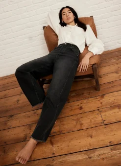 Online Washed Barrel Leg Jeans Jeans|Barrel & Balloon Jeans