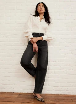 Online Washed Barrel Leg Jeans Jeans|Barrel & Balloon Jeans