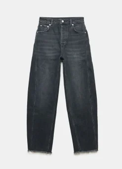 Online Washed Barrel Leg Jeans Jeans|Barrel & Balloon Jeans
