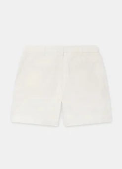 Discount White Button Front Chino Shorts Shorts|Trousers