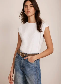 Cotton Extended Shoulder T-Shirt T-Shirts|T-Shirts