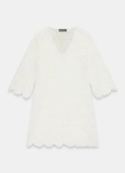 Best White Crochet Beach Mini Dress Summer Dresses|Mini Dresses