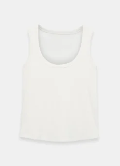 Best White Layering Scoop Neck Vest T-Shirts|T-Shirts