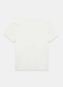 Clearance White Layering Short Sleeve Top Essentials