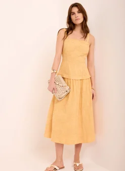 Sale Cotton Floral Midi Dress Summer Dresses|Midi Dresses