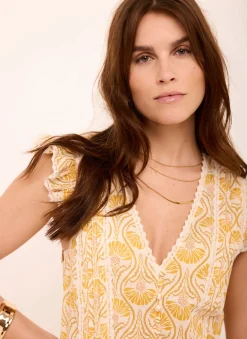 New Cotton Floral Print Top All Tops|Tops