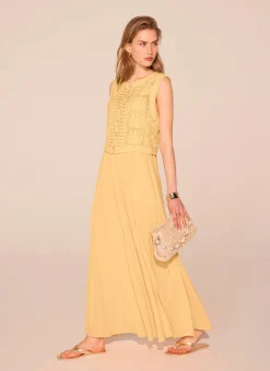 Online Crochet Shell Maxi Dress Summer Dresses|Maxi Dresses