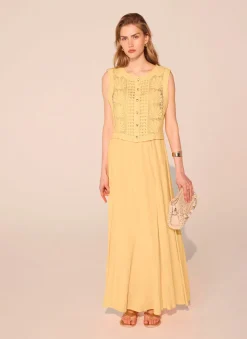 Online Crochet Shell Maxi Dress Summer Dresses|Maxi Dresses