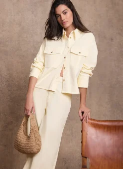 Best Denim Cropped Shirt Shirts & Blouses