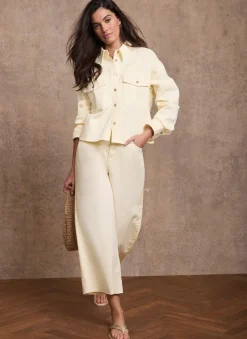 Best Denim Cropped Shirt Shirts & Blouses