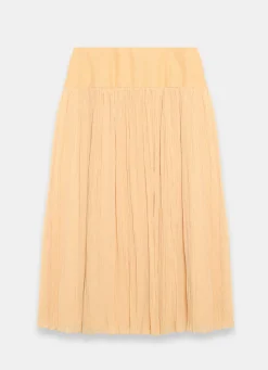 New Drop Waist Crinkle Midi Skirt Midi Skirts|Skirts