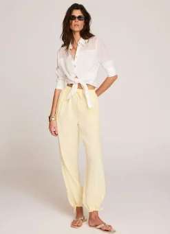 Online Linen Balloon Trousers Trousers