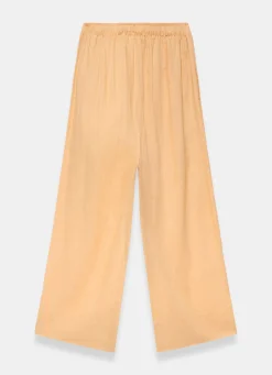 Online Linen Drawstring Wide Leg Trousers Wide Leg Trousers|Trousers