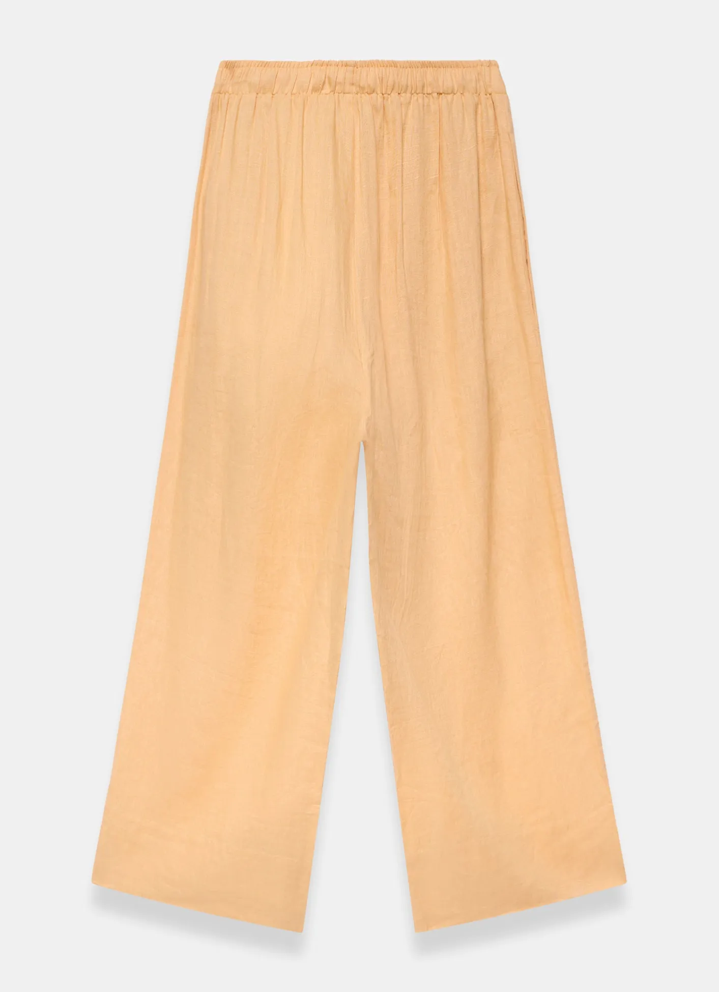 Online Linen Drawstring Wide Leg Trousers Wide Leg Trousers|Trousers