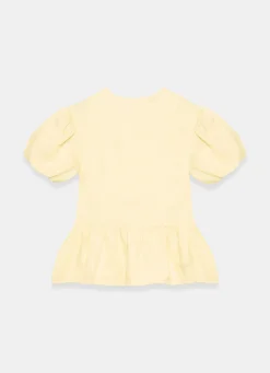 Hot Linen Peplum Top All Tops|Tops