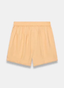 New Linen Scallop Hem Shorts Shorts|Trousers