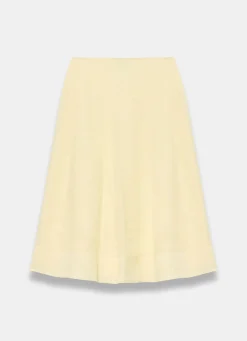 Online Ramie Drop Waist Midi Skirt Midi Skirts|Skirts