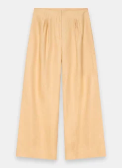 Online Ramie Wide Leg Trousers Wide Leg Trousers|Trousers