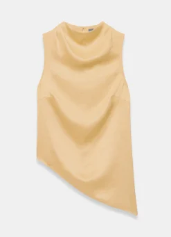 Online Satin Asymmetric Top All Tops|Tops