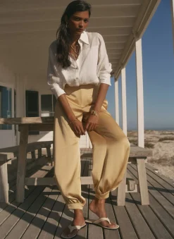 New Satin Balloon Trousers Trousers