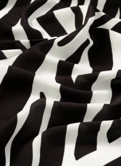 Sale Zoe Zebra Print Satin Square Scarf Scarves
